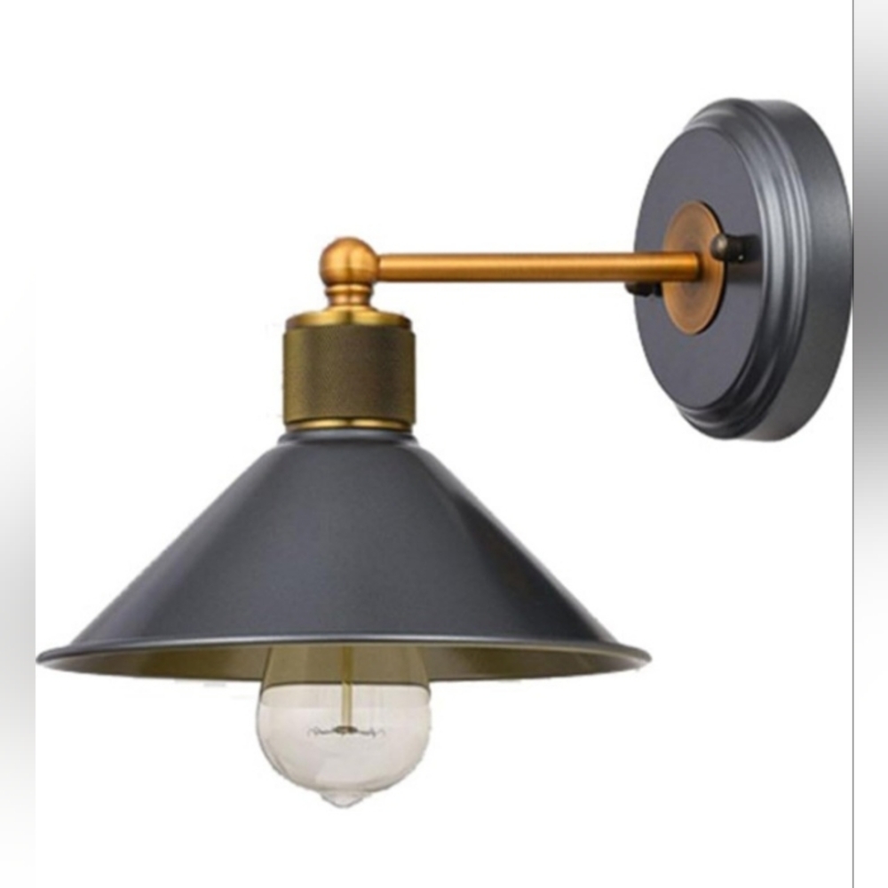 Vintage Style Black Wall Lamp